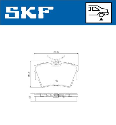 SKF VKBP 90021 EAN: 7316581296767.