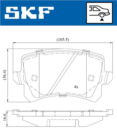 SKF VKBP 90023 EAN: 7316581296101.