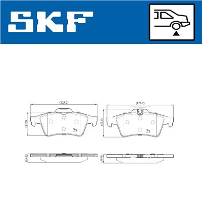 SKF VKBP 90025 EAN: 7316581296484.