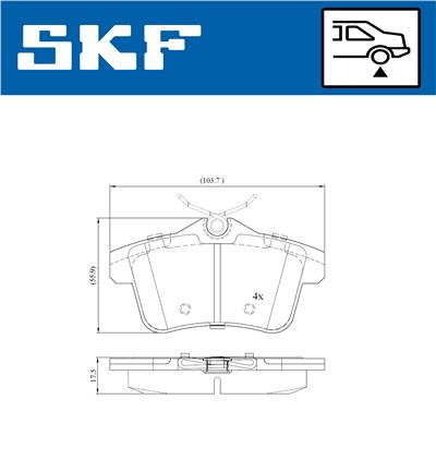 SKF VKBP 90030 EAN: 7316581297023.