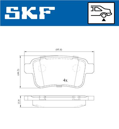 SKF VKBP 90039 EAN: 7316581296811.