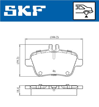 SKF VKBP 90056 EAN: 7316581296712.