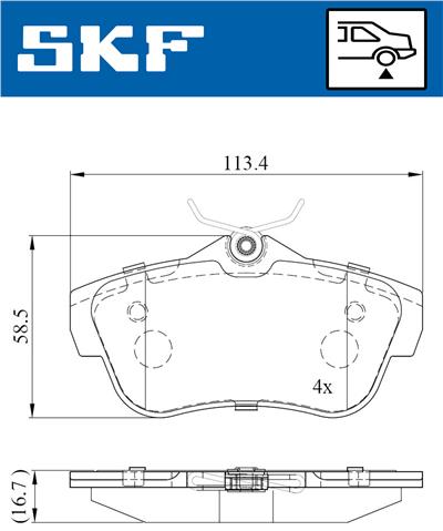 SKF VKBP 90061 EAN: 7316581297597.