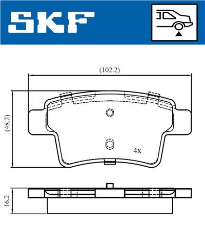 SKF VKBP 90088 EAN: 7316581298136.