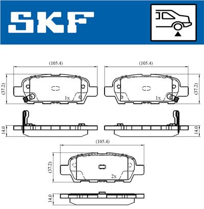 SKF VKBP 90107 A EAN: 7316581296149.