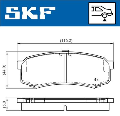 SKF VKBP 90136 EAN: 7316581296330.