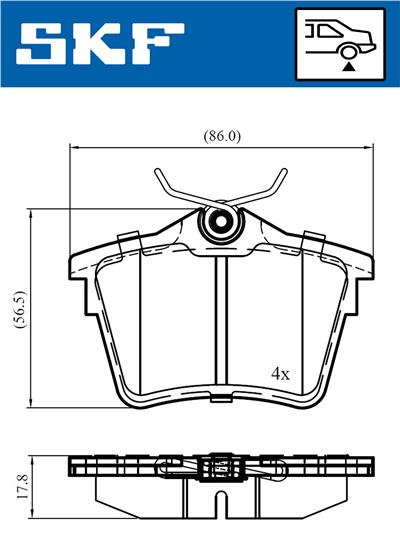 SKF VKBP 90186 EAN: 7316581299201.
