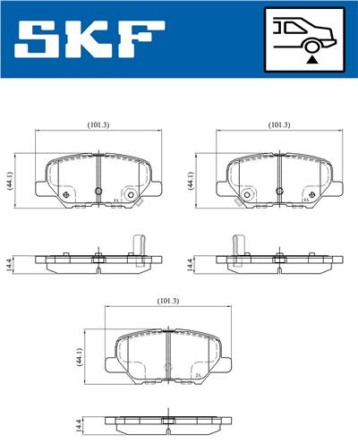 SKF VKBP 90253 A EAN: 7316581297412.