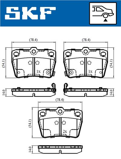 SKF VKBP 90288 A EAN: 7316581299607.