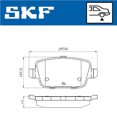 SKF VKBP 90498 EAN: 7316581297986.