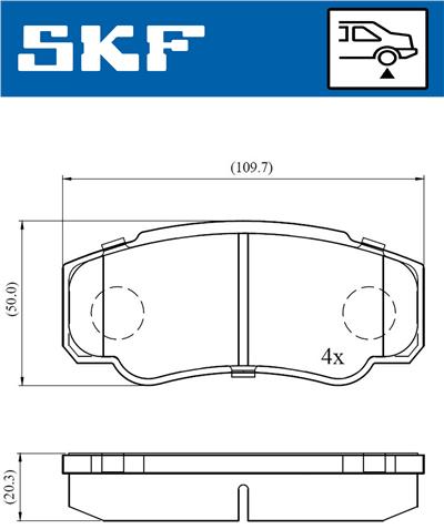 SKF VKBP 90510 EAN: 7316581300792.