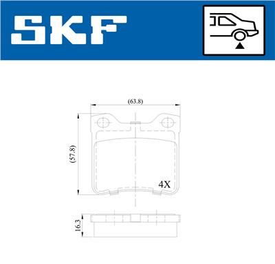 SKF VKBP 90540 EAN: 7316581300501.