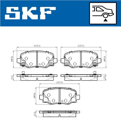SKF VKBP 90569 A EAN: 7316581301768.