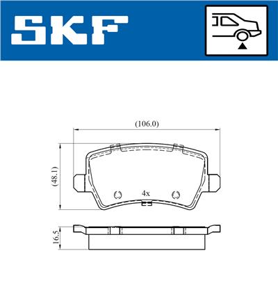SKF VKBP 90582 EAN: 7316581299935.