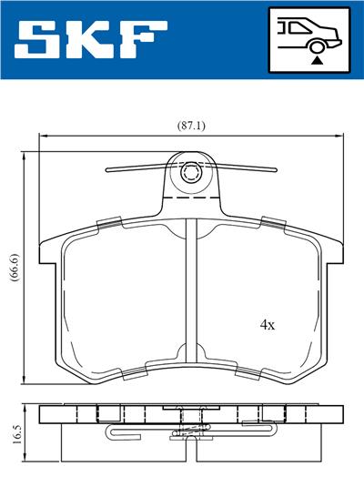 SKF VKBP 90606 EAN: 7316581299027.