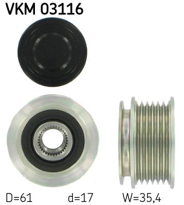 SKF VKM 03116 Číslo výrobce: F-231142.XX. EAN: 7316574759910.