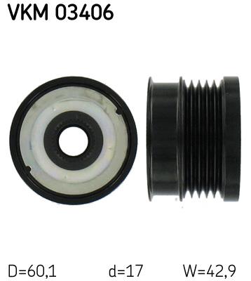 SKF VKM 03406 Číslo výrobce: 920629. EAN: 7316574761036.