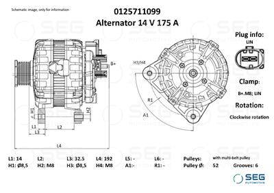 SEG Automotive 0125711099