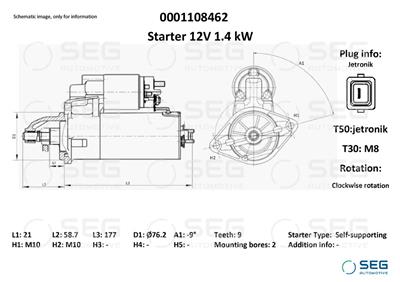 SEG Automotive 0001108462