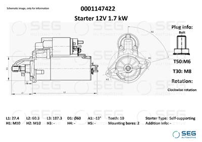 SEG Automotive 0001147422