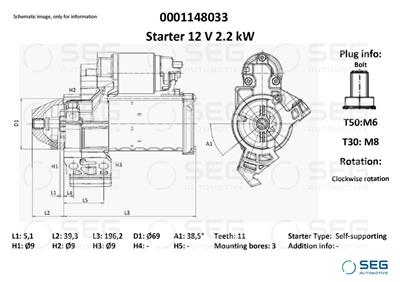 SEG Automotive 0001148033