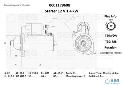 SEG Automotive 0001179608