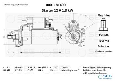 SEG Automotive 0001181400