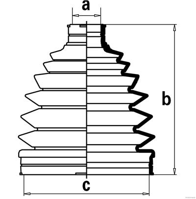 HERTH+BUSS JAKOPART J2867016 EAN: 4029416165710.