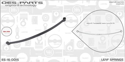 OES PARTS ES-16-0015 EAN: 5902276133275.
