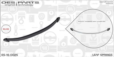 OES PARTS ES-16-0025 EAN: 5902276133374.