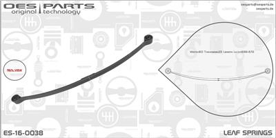 OES PARTS ES-16-0038 EAN: 5902276133503.