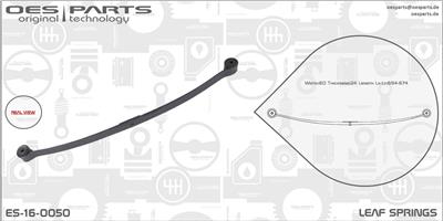 OES PARTS ES-16-0050 EAN: 5902276133626.