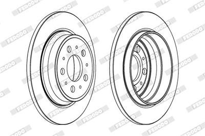 FERODO DDF1079C Číslo výrobce: DDF1079C. EAN: 4044197559688.
