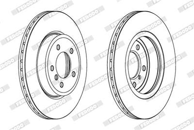 FERODO DDF1174C Číslo výrobce: DDF1174C. EAN: 4044197535354.