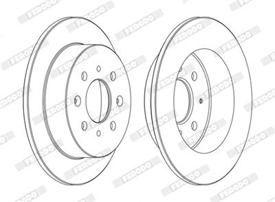 FERODO DDF1358C Číslo výrobce: DDF1358C. EAN: 4044197845163.