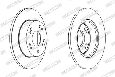 FERODO DDF1390C Číslo výrobce: DDF1390C. EAN: 4044197845460.