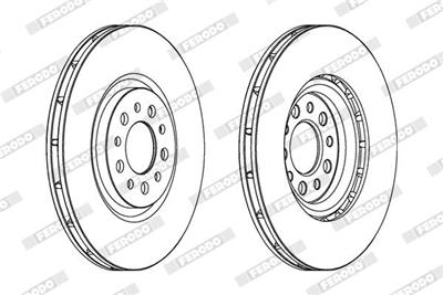 FERODO DDF1453C Číslo výrobce: DDF1453. EAN: 4044197987191.