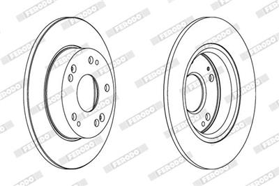 FERODO DDF1558C Číslo výrobce: DDF1558C. EAN: 4044197845057.