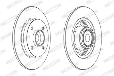FERODO DDF1560-1 Číslo výrobce: DDF1560. EAN: 4044197587544.