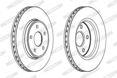 FERODO DDF1593C-1 Číslo výrobce: DDF1593. EAN: 4044197972586.