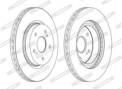 FERODO DDF1635C Číslo výrobce: DDF1635C. EAN: 4044197987443.