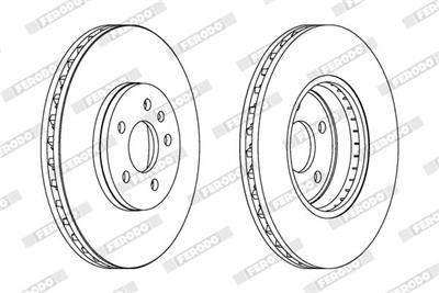 FERODO DDF1664C Číslo výrobce: DDF1664C. EAN: 4044197988358.