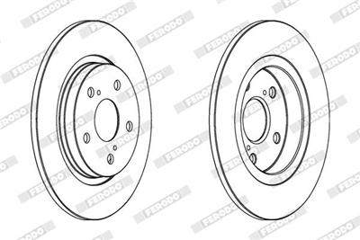 FERODO DDF1755C Číslo výrobce: DDF1755C. EAN: 4044197988426.
