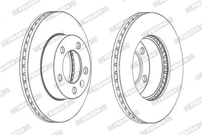 FERODO DDF1974C-1 Číslo výrobce: DDF1974C. EAN: 4044197931873.