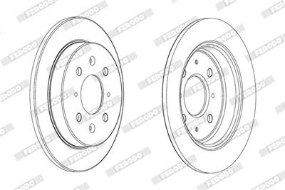 FERODO DDF2244C Číslo výrobce: DDF2244C. EAN: 4044197846696.