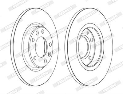 FERODO DDF2569C Číslo výrobce: DDF2569C. EAN: 4060426164652.