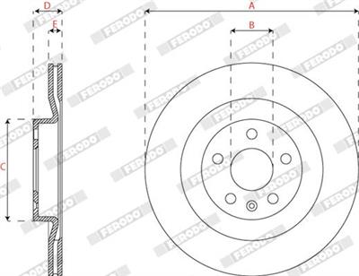 FERODO DDF2732C EAN: 4060426409081.