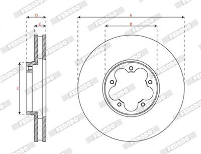 FERODO DDF3057C Číslo výrobce: DDF3057C. EAN: 4060426447076.