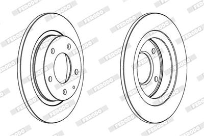 FERODO DDF524C Číslo výrobce: DDF524C. EAN: 4044197560882.