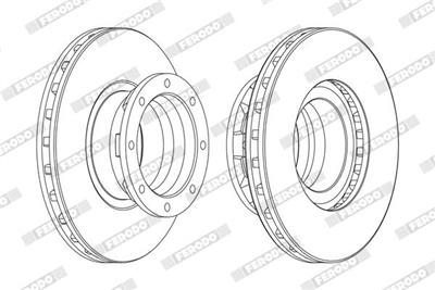 FERODO FCR187A Číslo výrobce: FCR187A. EAN: 4044197228867.